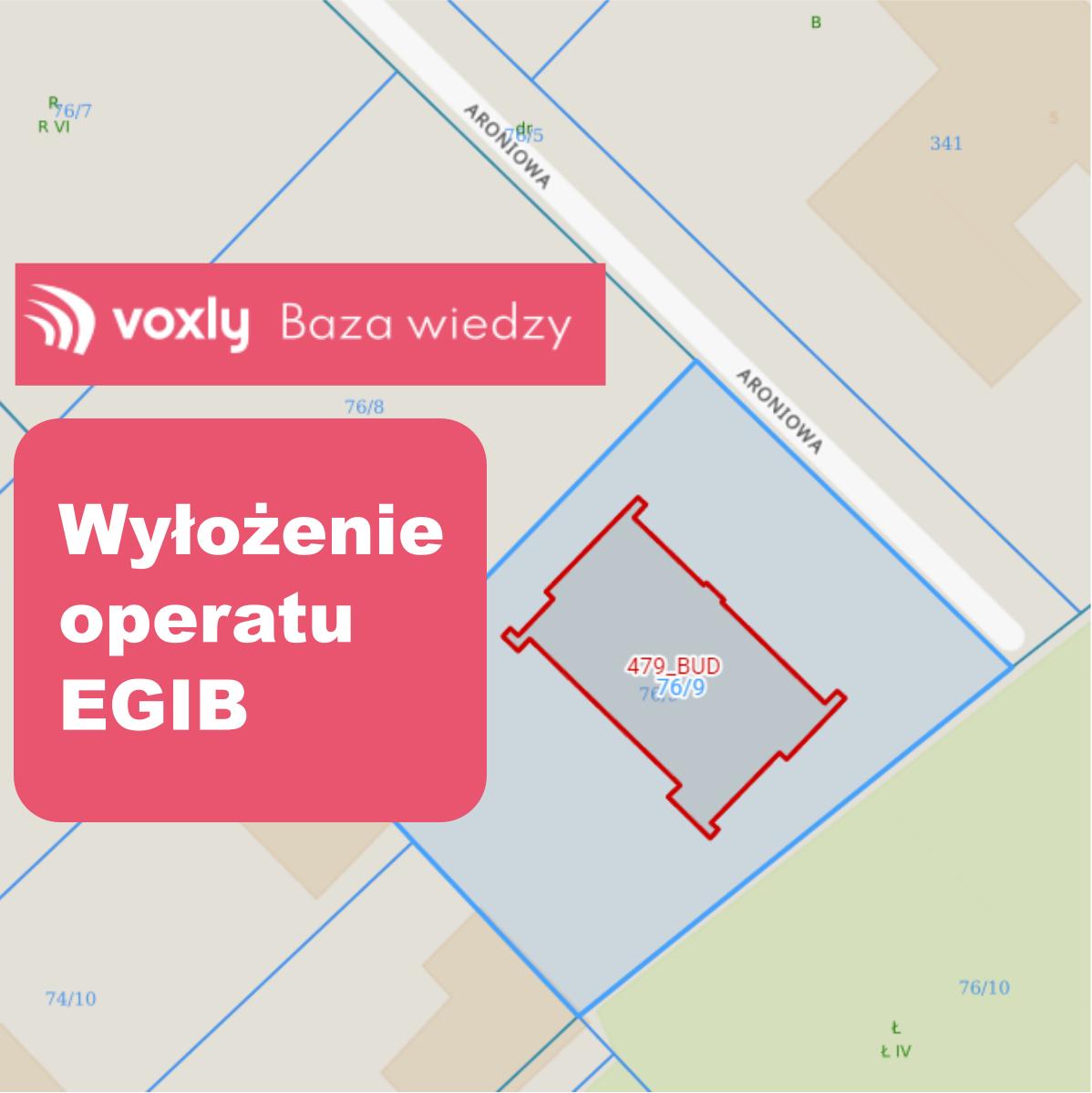 Baza Wiedzy Voxly - Wyłożenie operatu EGIB